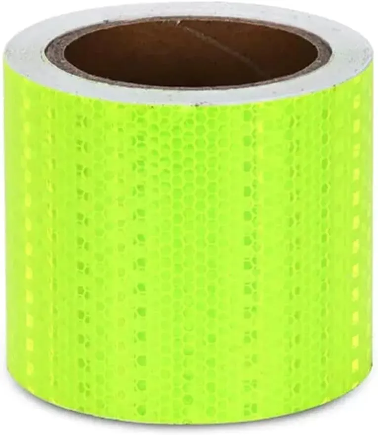 Reflective tape,Reflective Tape, 10 cm X 10 meters Outdoor Waterproof Reflector Conspicuity Adhesive Tape, Warning Safety Reflective Tape for Vehicles Trailers Boats Signs Trucks Cars Yachting(Bright