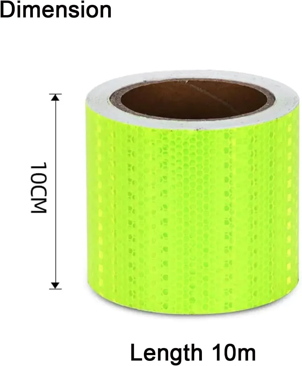 Reflective tape,Reflective Tape, 10 cm X 10 meters Outdoor Waterproof Reflector Conspicuity Adhesive Tape, Warning Safety Reflective Tape for Vehicles Trailers Boats Signs Trucks Cars Yachting(Bright