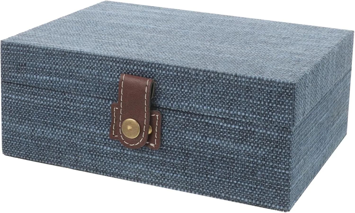Retro Jewelry Case Portable Tabletop Storage Organizer Multi Compartment Design and Cloth Material present Box for Jewelry Present