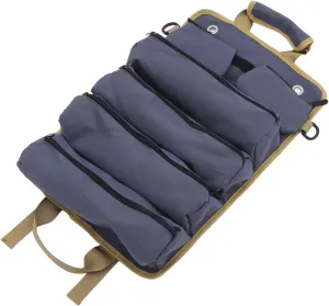 Roll up Tool Bag for Men Electricians Woodworkers Portable Tool Organizer Pouch Storage Bag