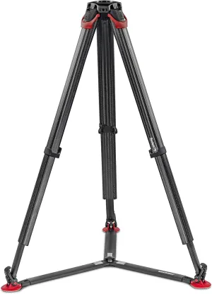Sachtler Flowtech 75 GS (4587) Carbon Fibre Tripod with Quick Release, Graphite Silver, Compatible with DSLR, Mirrorless, Video Camera (up to 10.3 pounds)