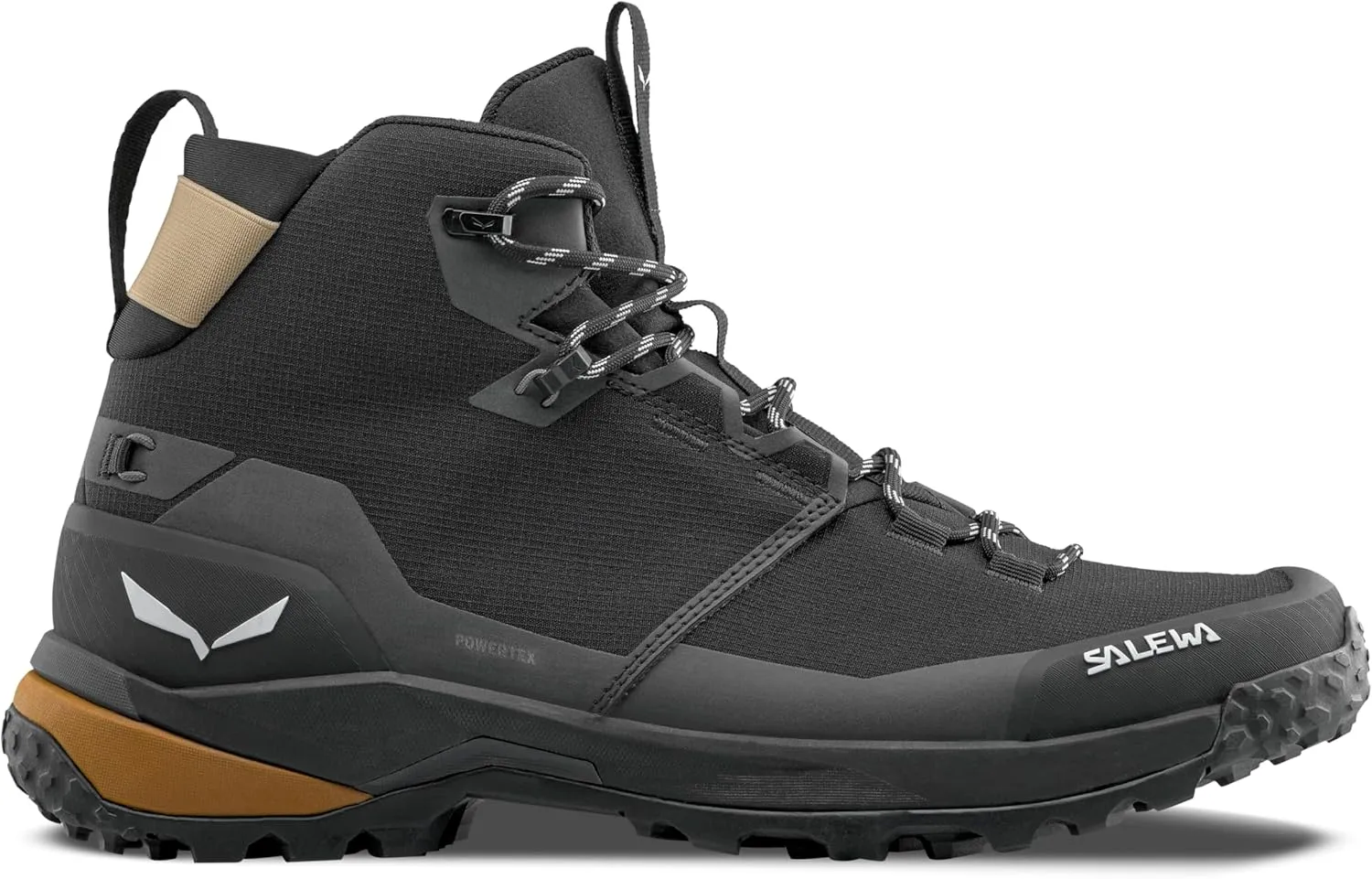 Salewa Men's Puez Mid Powertex Waterproof Trail Boot for Hiking & Trekking