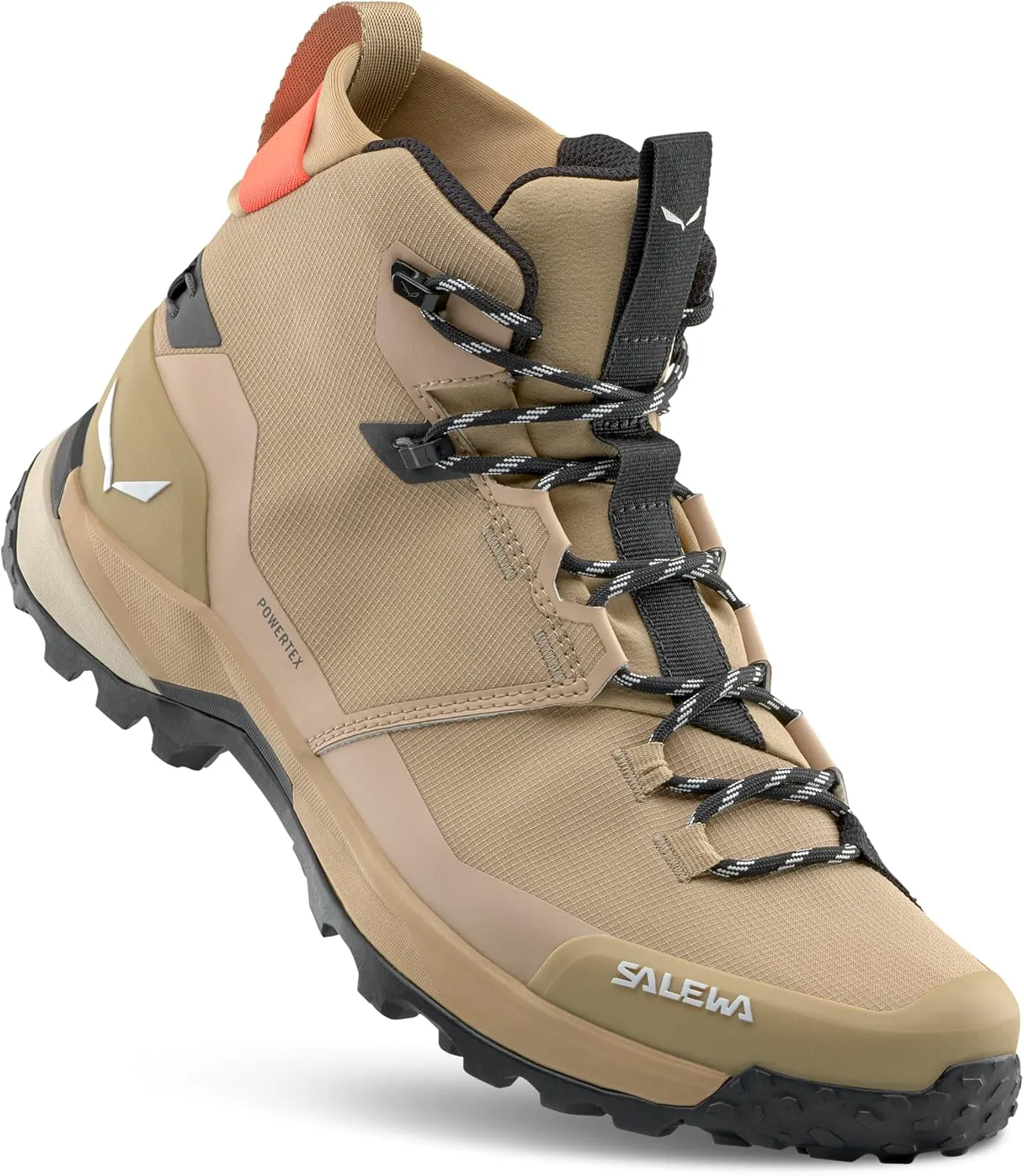 Salewa Men's Puez Mid Powertex Waterproof Trail Boot for Hiking & Trekking
