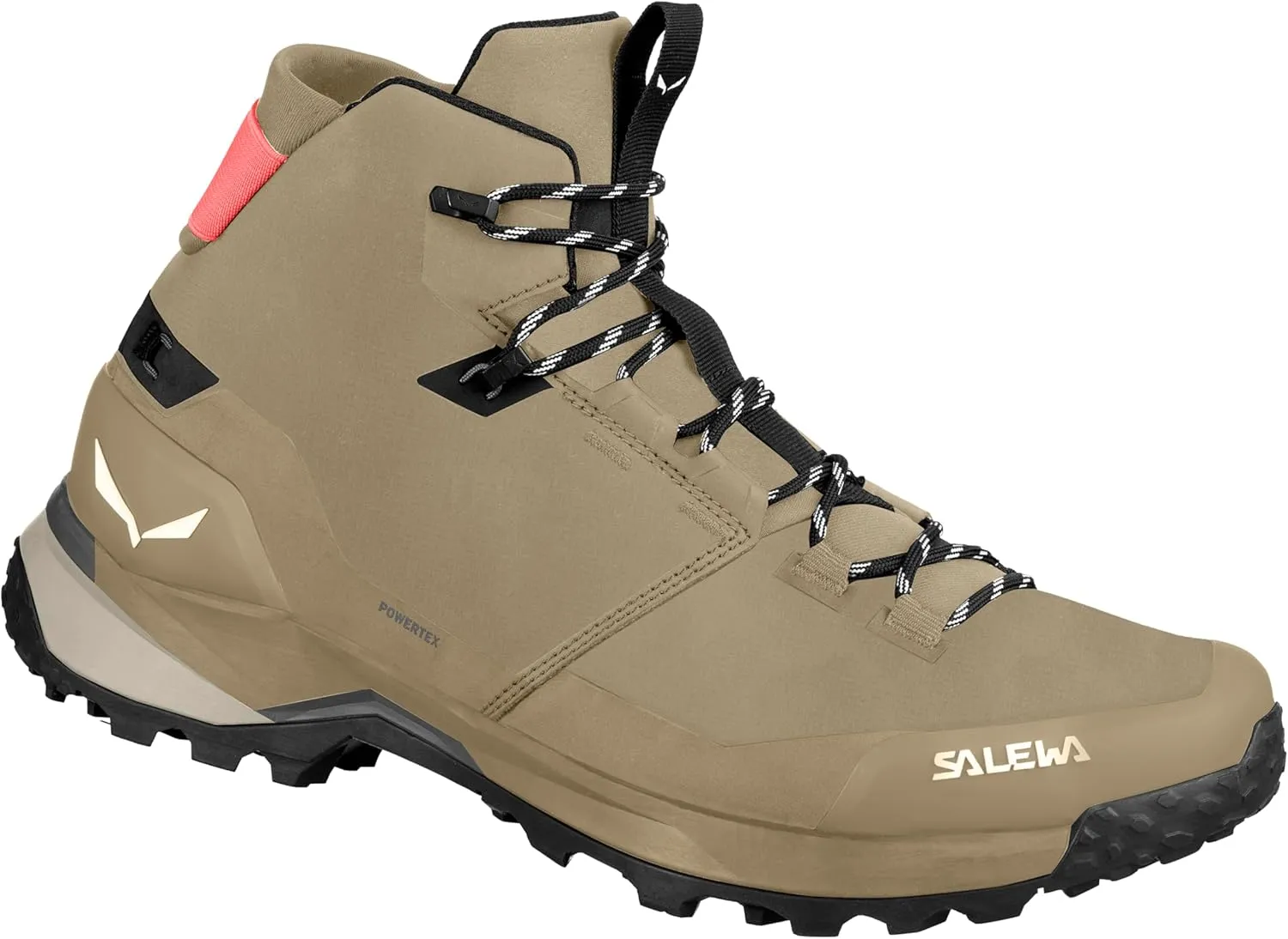 Salewa Men's Puez Mid Powertex Waterproof Trail Boot for Hiking & Trekking