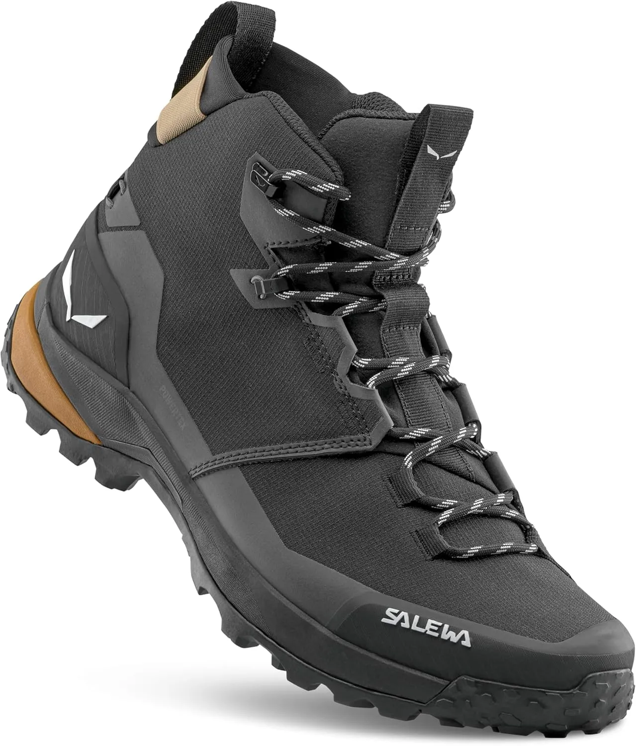 Salewa Men's Puez Mid Powertex Waterproof Trail Boot for Hiking & Trekking
