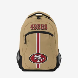 San Francisco 49ers Gold Alternate Color Action Backpack