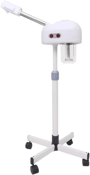 Saonsunny Professional Facial Steamer on Wheels Face Steamer with Stronger Steam and More Stable Wheel Rolling Base