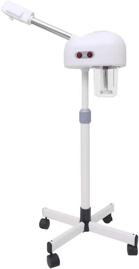 Saonsunny Professional Facial Steamer on Wheels Face Steamer with Stronger Steam and More Stable Wheel Rolling Base