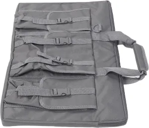 Satellite Carrying Case, Adjustable Strap, Foam Padded Layer, Water Proof, Organizer Bag, Multiple Pockets, Ranging from 26.37-49.2in Shoulder Strap