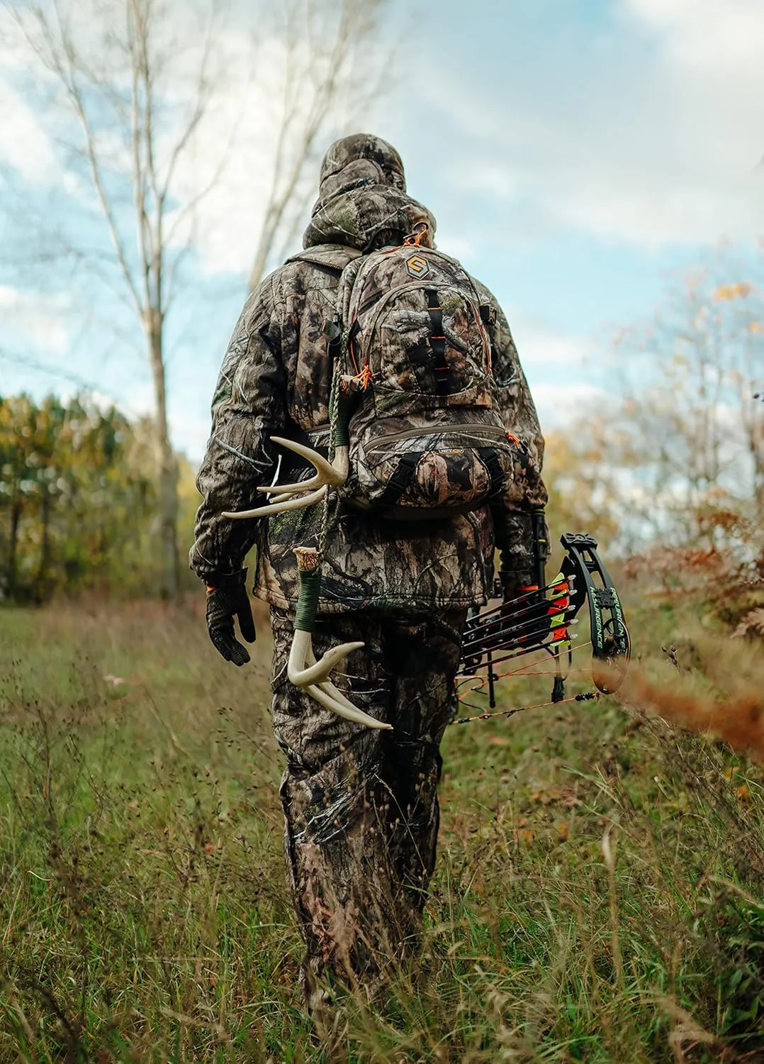 ScentLok Rogue Backpack - Hunting Pack for Camo Gear and Equipment (Mossy Oak Country DNA)