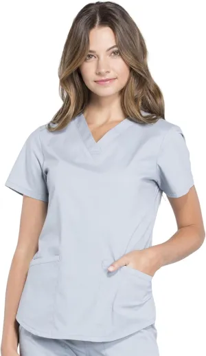 Scrubs for Women Workwear Professionals V-Neck Top, Soft Stretch - WW665