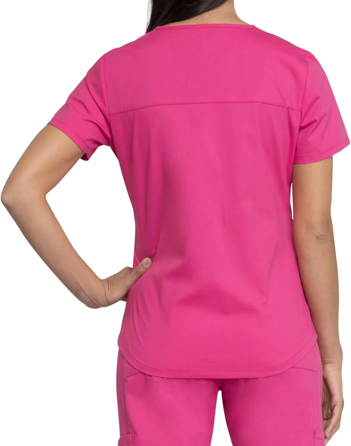 Scrubs for Women Workwear Professionals V-Neck Top, Soft Stretch - WW665