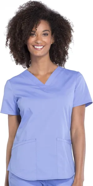 Scrubs for Women Workwear Professionals V-Neck Top, Soft Stretch - WW665