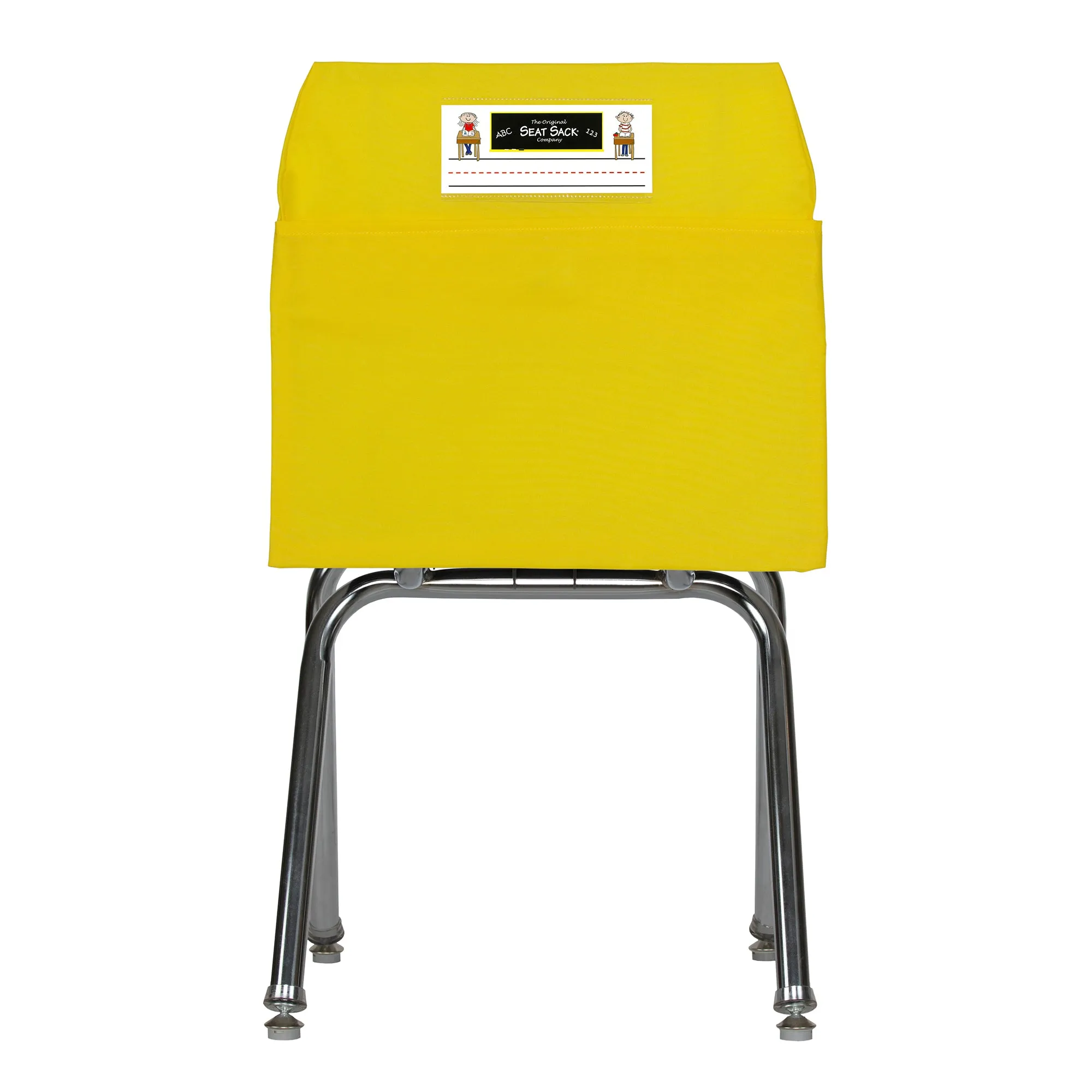 Seat Sack, Small, 12 inch, Chair Pocket, Yellow, Pack of 2