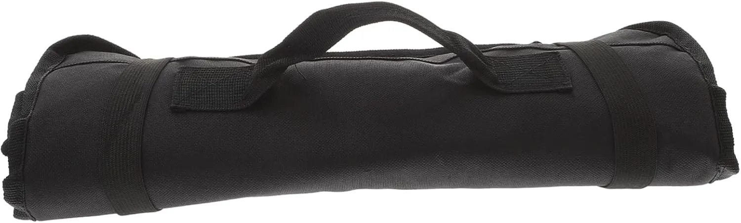 SECFOU Case Bag 22 Slot Cutlery Storage Roll Oxford Fabric Tote Bag for Kitchen Outdoor Knife Holder Organizer