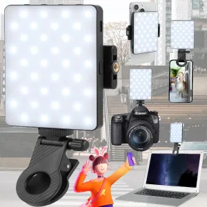 Selfie Lights, LED Selfie Light for Phones, LED Portable Selfie Lights, Adjusted 3 Light Modes, for Phone, Camera, Laptop, iPad, Lighting for Phone for Selfie, Video Conference, TikTok, Vlog