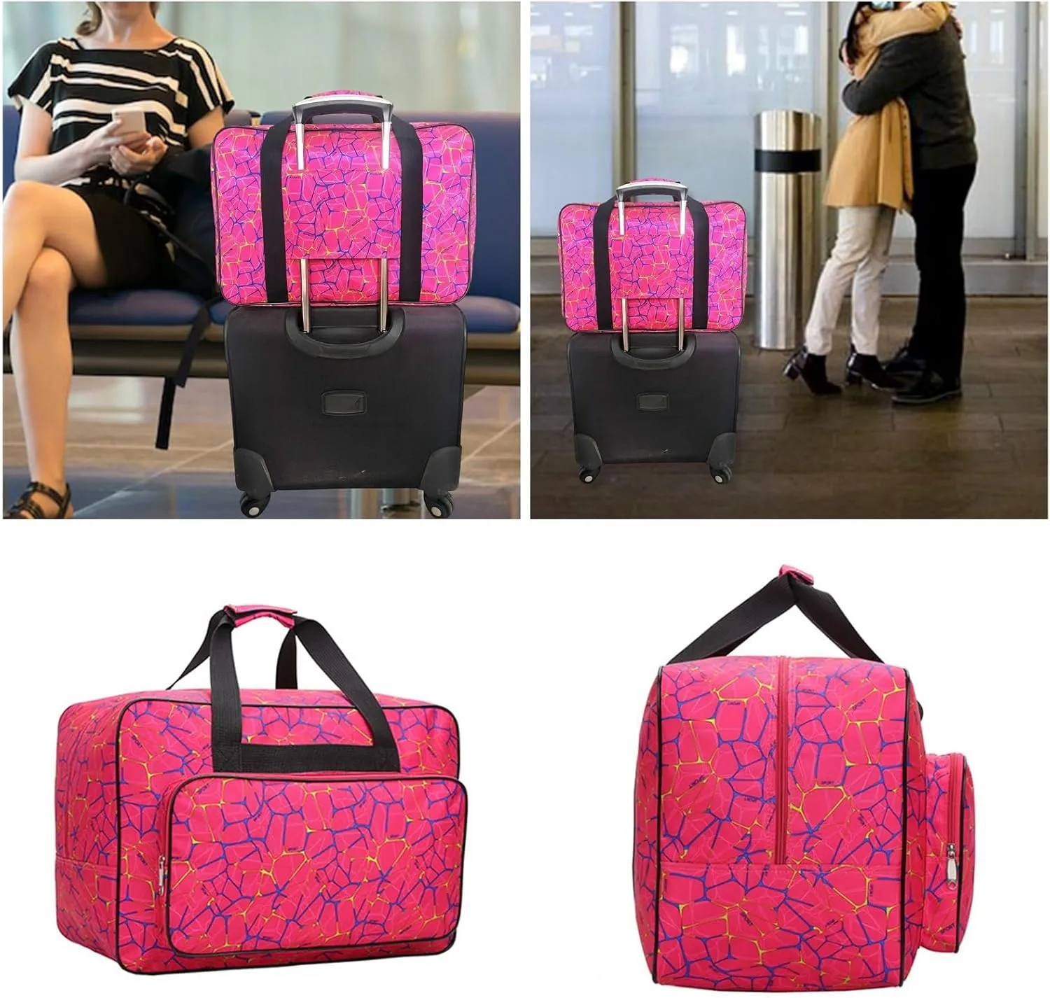 Sewing Machine Travel Storage Bag Spacious Accessories Organizers Padded Handles Designs Nylon Fabric