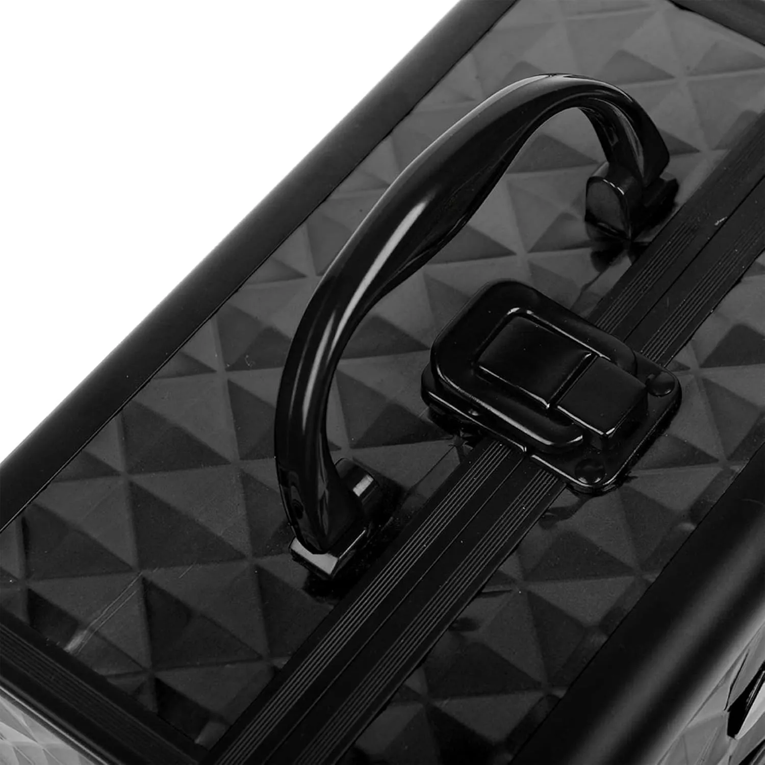 SHANY Chic Makeup Train Case Cosmetic Box Portable Makeup Case Cosmetics Beauty Organizer Jewelry storage with Locks, Multi trays Makeup Storage Box with Makeup Mirror - Twilight