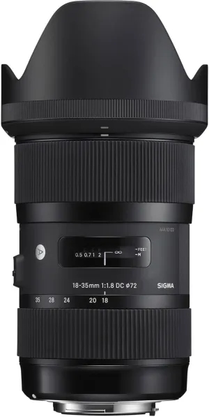 Sigma 18-35mm F/1.8 DC HSM Lens for Canon APS-C DSLR Cameras (Renewed)
