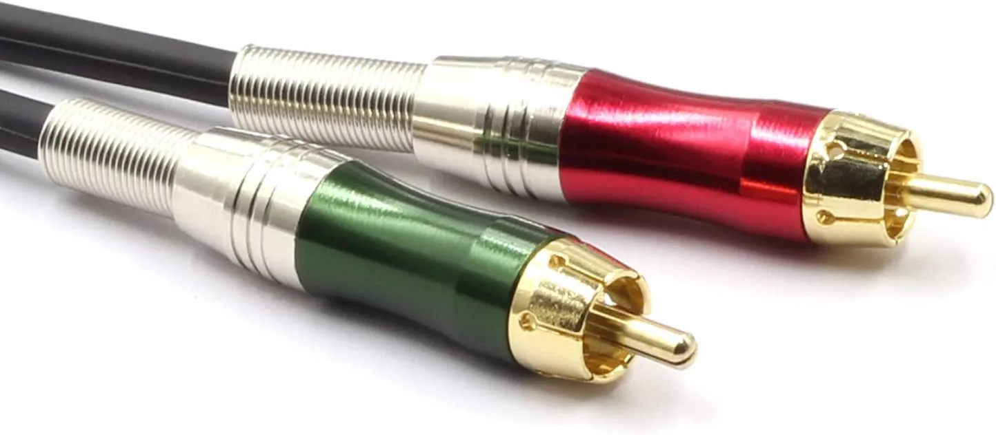 SiYear 10FT XLR Male to 2 x Phono RCA Plug Adapter Y Splitter Patch Cable, 1 XLR Male 3 Pin to Dual RCA Male Plug Stereo Audio Cable Connector(3 M)