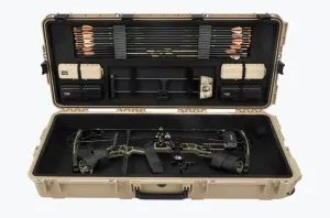 SKB Cases 3i-4217-MPLPT: Mathews Iseries Lift 29.5, 33 & Phase 4 29, 33 Case, Tan, Black Plush