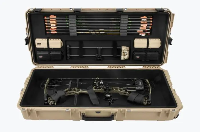 SKB Cases 3i-4217-MPLPT: Mathews Iseries Lift 29.5, 33 & Phase 4 29, 33 Case, Tan, Black Plush