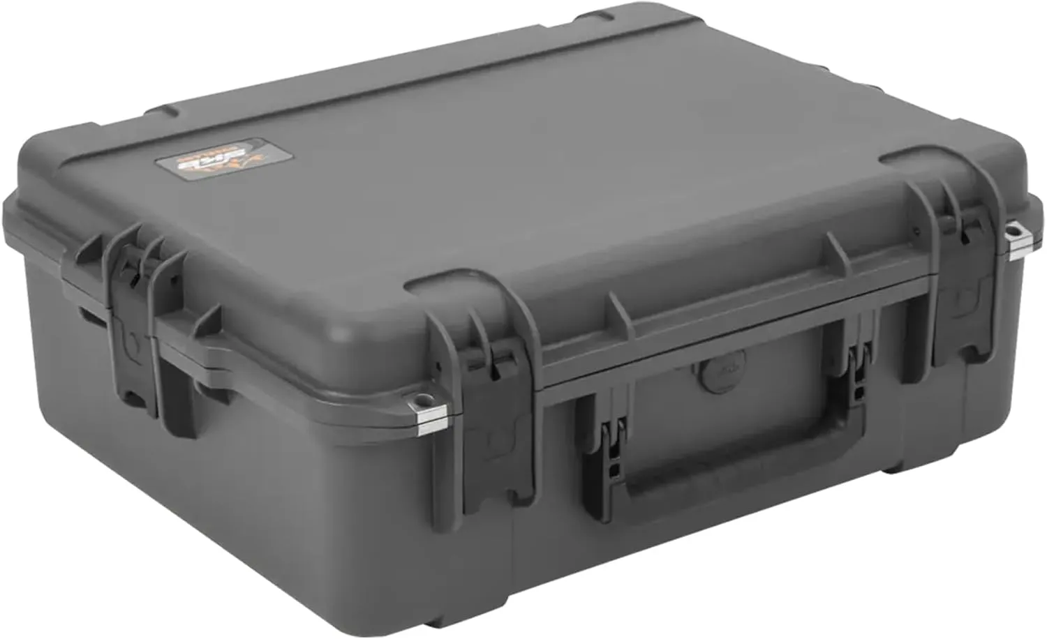 SKB Hard Protective Storage Case, Foam, Wheels for Equipment, iSeries 22" x 17" x 8", Dark Gray