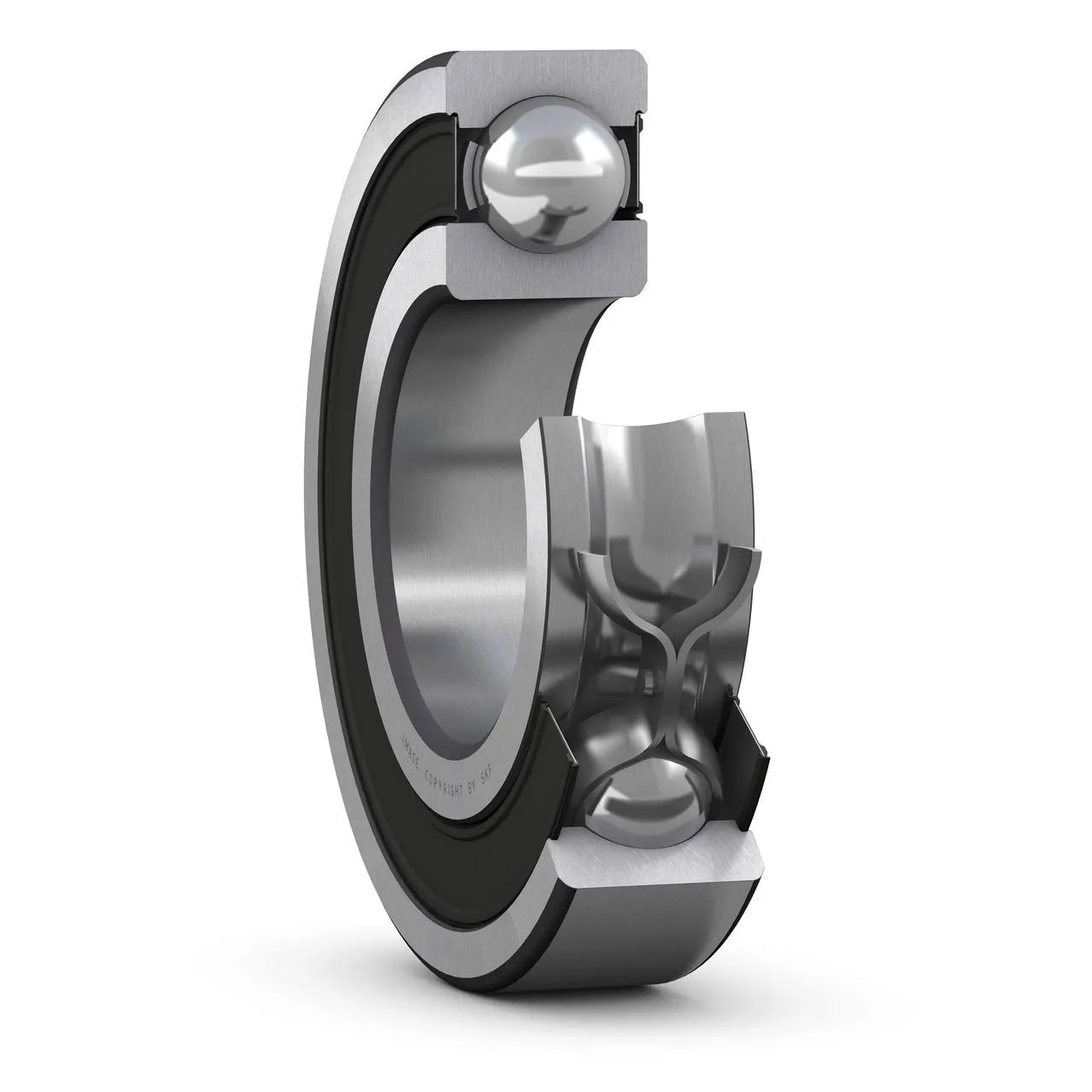 SKF 6032-2RS1 Deep Groove Ball Bearing, Double Sealed, Standard Cage, Normal Clearance, 160mm Bore , 240mm OD, 38mm Width