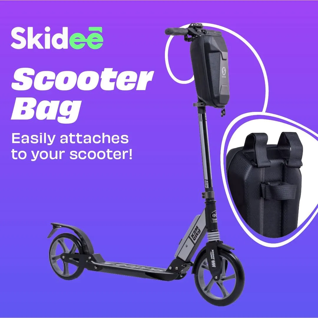 SKIDEE waterproof Bag for Large kick scooters electric scooters and bikes