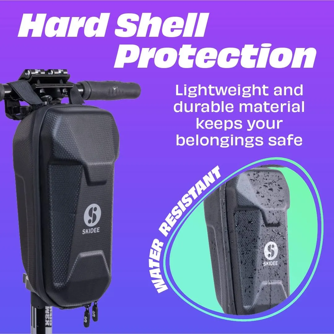 SKIDEE waterproof Bag for Large kick scooters electric scooters and bikes