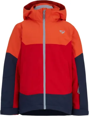 Skiwear Kids Ski Jacket - AGIMO red Salsa