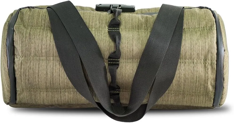 Skunk Duffle bag Medium 16"- Smell Proof - With combo lock (Olive green, 16"x7.5")