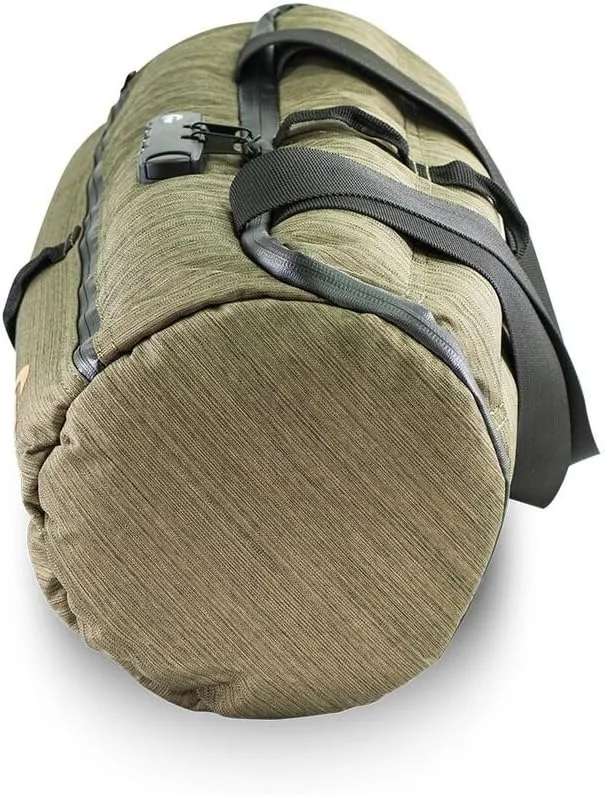Skunk Duffle bag Medium 16"- Smell Proof - With combo lock (Olive green, 16"x7.5")