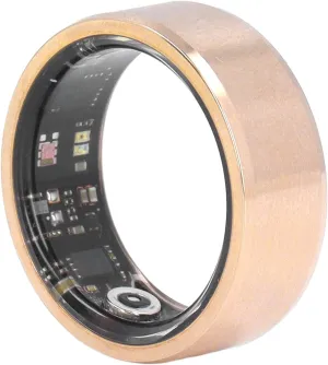 Smart Ring Fitness Tracker for Women & Men, IP68 Waterproof Wearable Health Tracker Ring with Sleep Monitoring Step Counting Camera Control Heart Rate Body Temperature