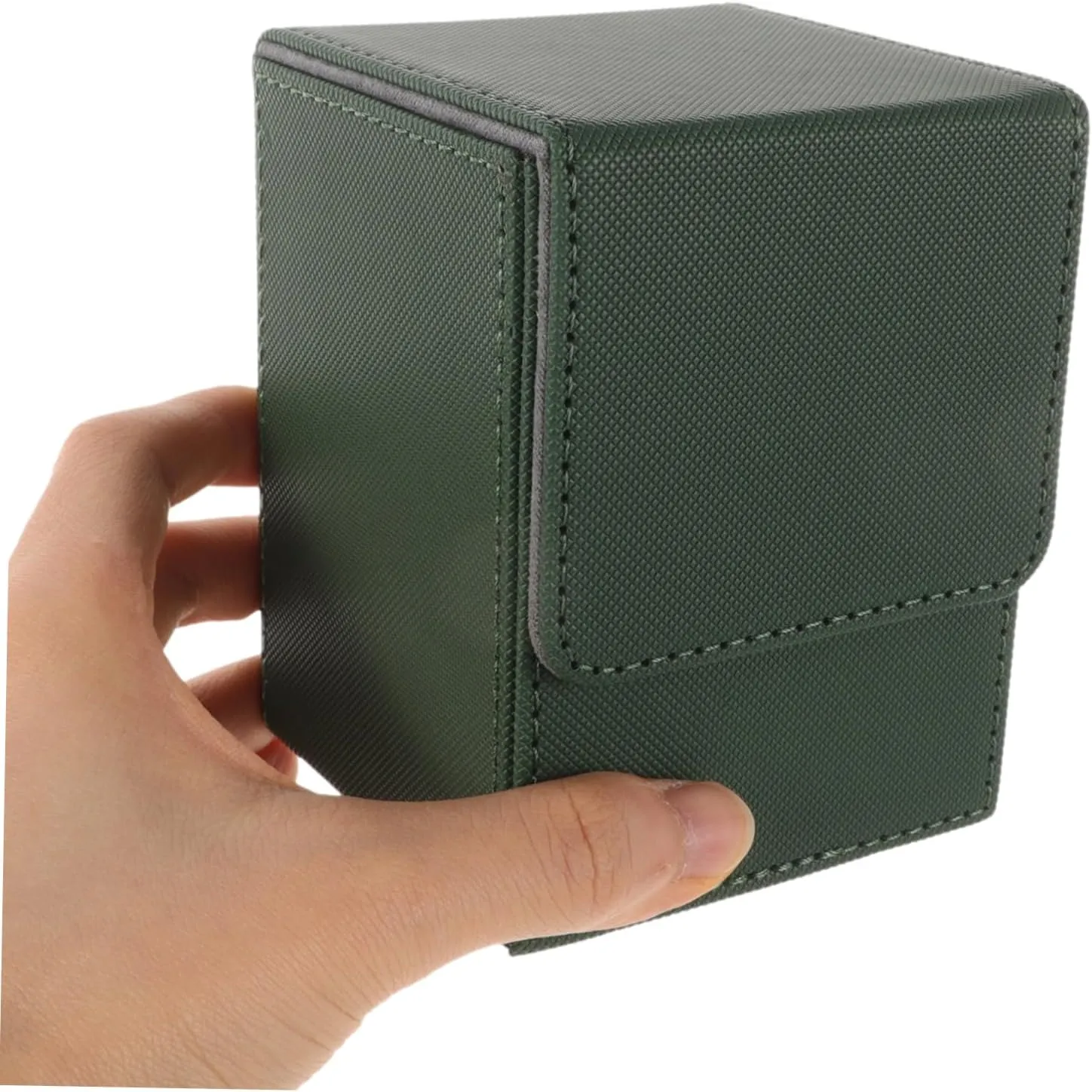 Sosoport 5pcs Games Cards Pu Case Compact Storage Box for Decks and Trading Cards Smooth Edges for Home Supplies and Easy Carrying