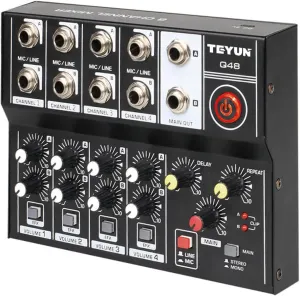 Sound Cards Sound Equipment 8-Way Mixer Microphone Microphone Audio Dj Effect Audio Mixer Professional Audio