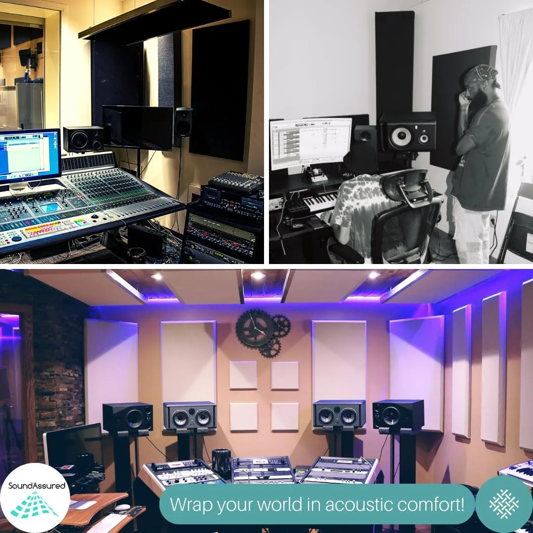 SoundAssured Acoustical Fabric - Acoustically Transparent Fabric for Making Acoustic Panels - DIY Sound Panel Acoustic Fabric (Silver Mist)