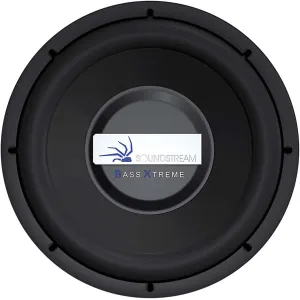 SoundStream BXW-124 Bass Xtreme 2400 Watt 12-Inch Dual-4 Car Subwoofer Audio Sub Speaker, Black