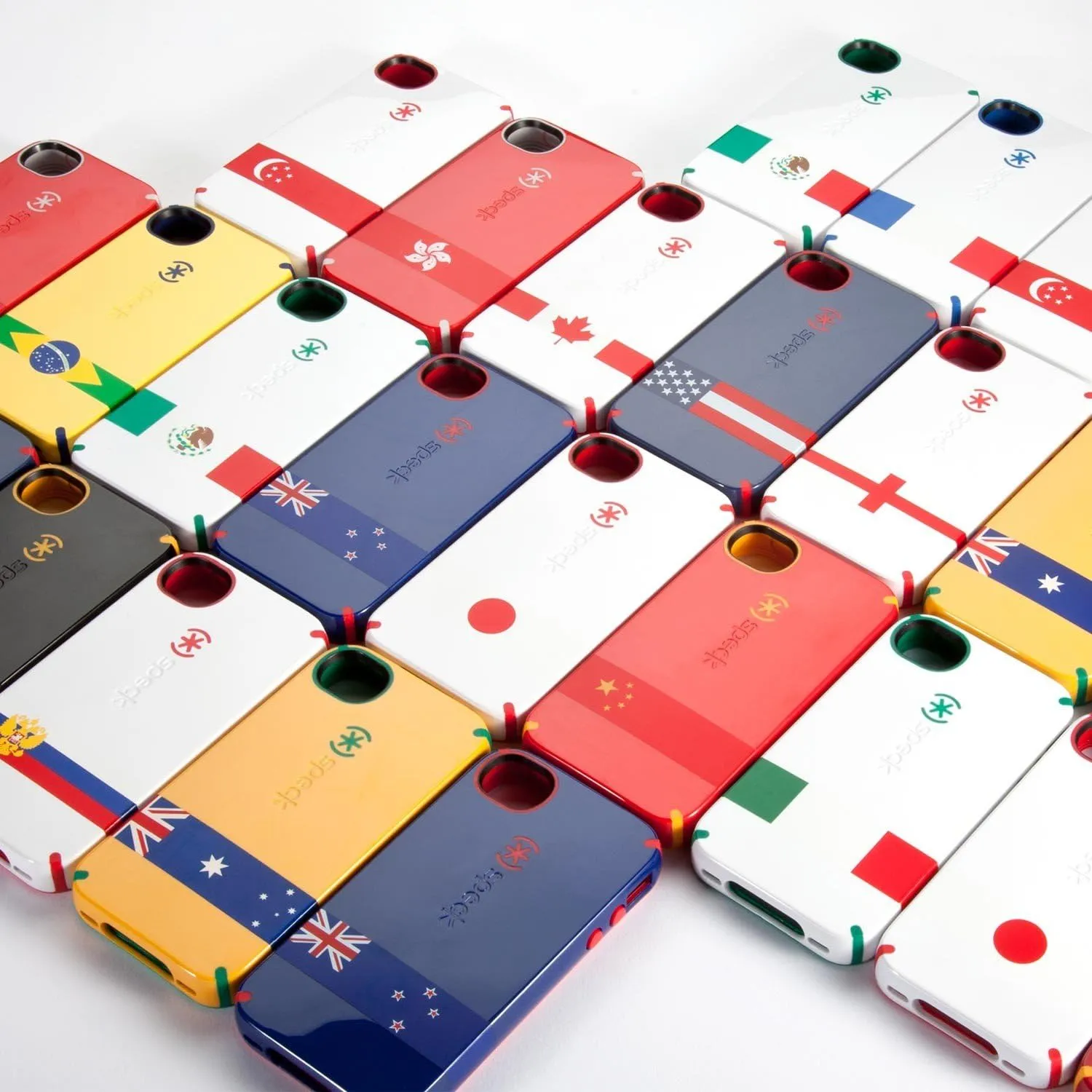 Speck SPK-A1394 Limited Edition iPhone 4S CandyShell Case, Australia Flag - 1 Pack - Carrying Case - Yellow/Blue/Red