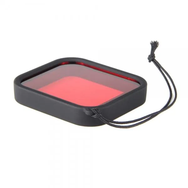 Sports Camera 60M Waterproof Case Cover Shell with Red Diving Filter for GoPro Hero 5