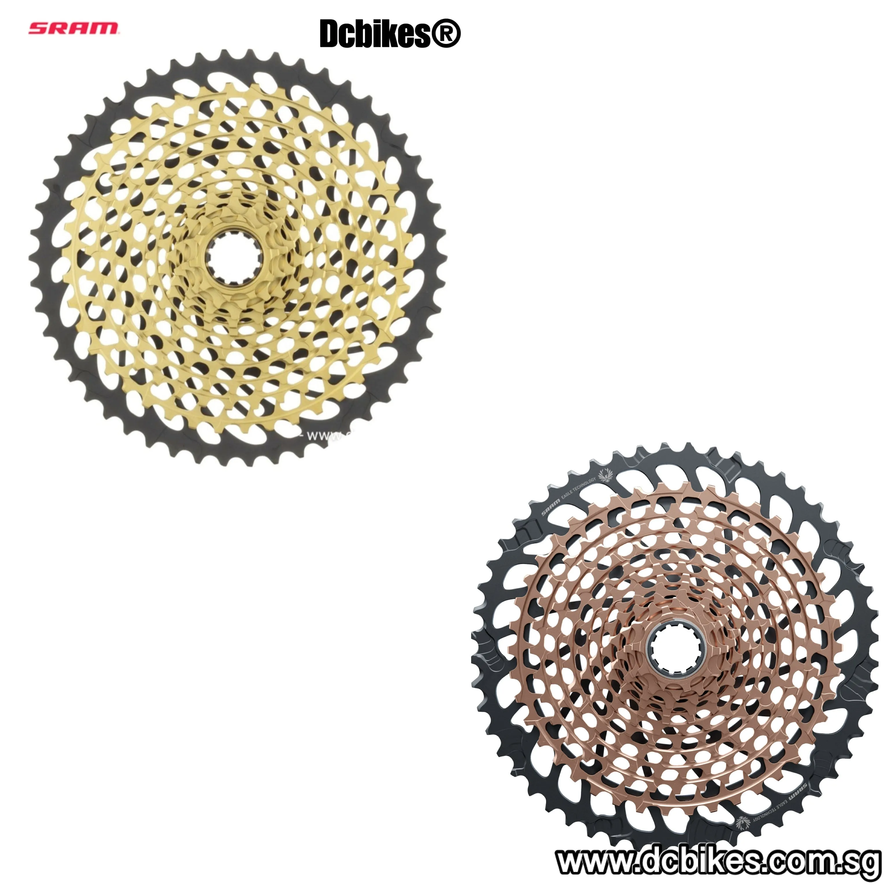 Sram 12 Speed XX1 10T - 50T | 52T Ultimate Gold | Copper XG-1299 Eagle Cassette