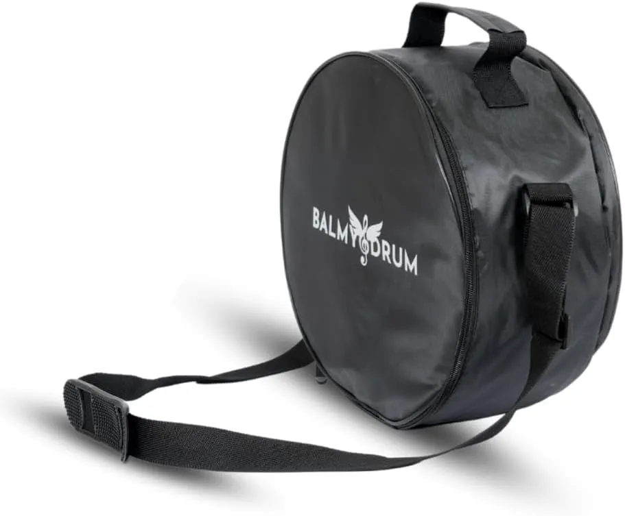 Steel Tongue Drum Bags, Padded Carrier Bags for Percussion Instrument Handpan Drum Carry Bag with Shoulder Strap (Black-10in)
