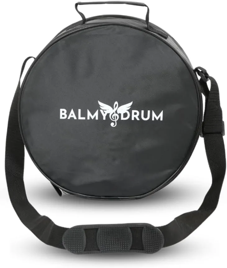 Steel Tongue Drum Bags, Padded Carrier Bags for Percussion Instrument Handpan Drum Carry Bag with Shoulder Strap (Black-10in)