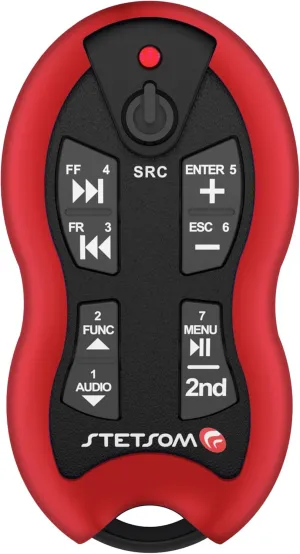 Stetsom SX2 - Universal Remote Control, Infrared, Long Range (1640 ft), 16 Functions, Learning Mode, Compatible with Car Audio Head Units, Home Devices and Video Equipment