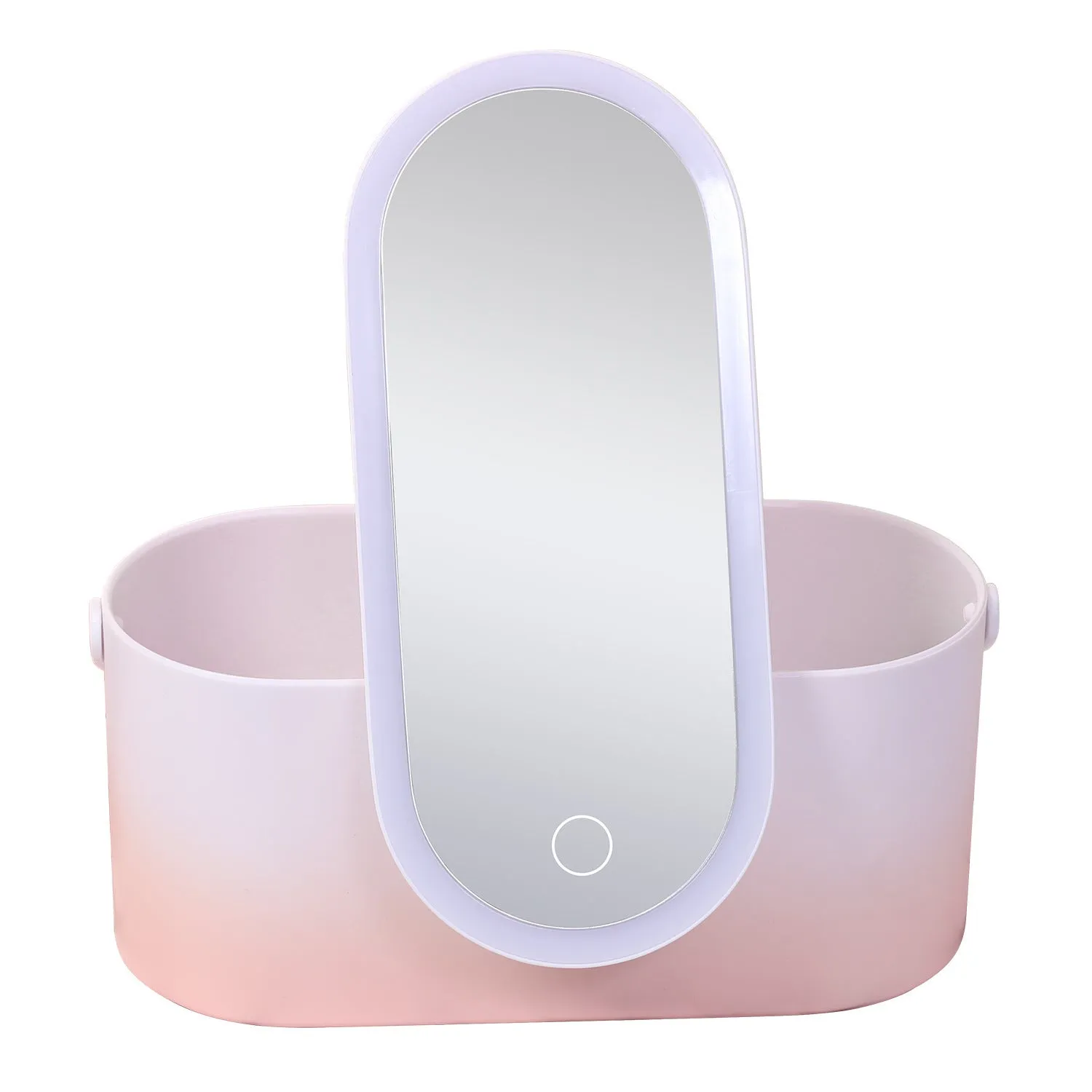 Storage Box LED Makeup Mirror Portable Portable Organizer