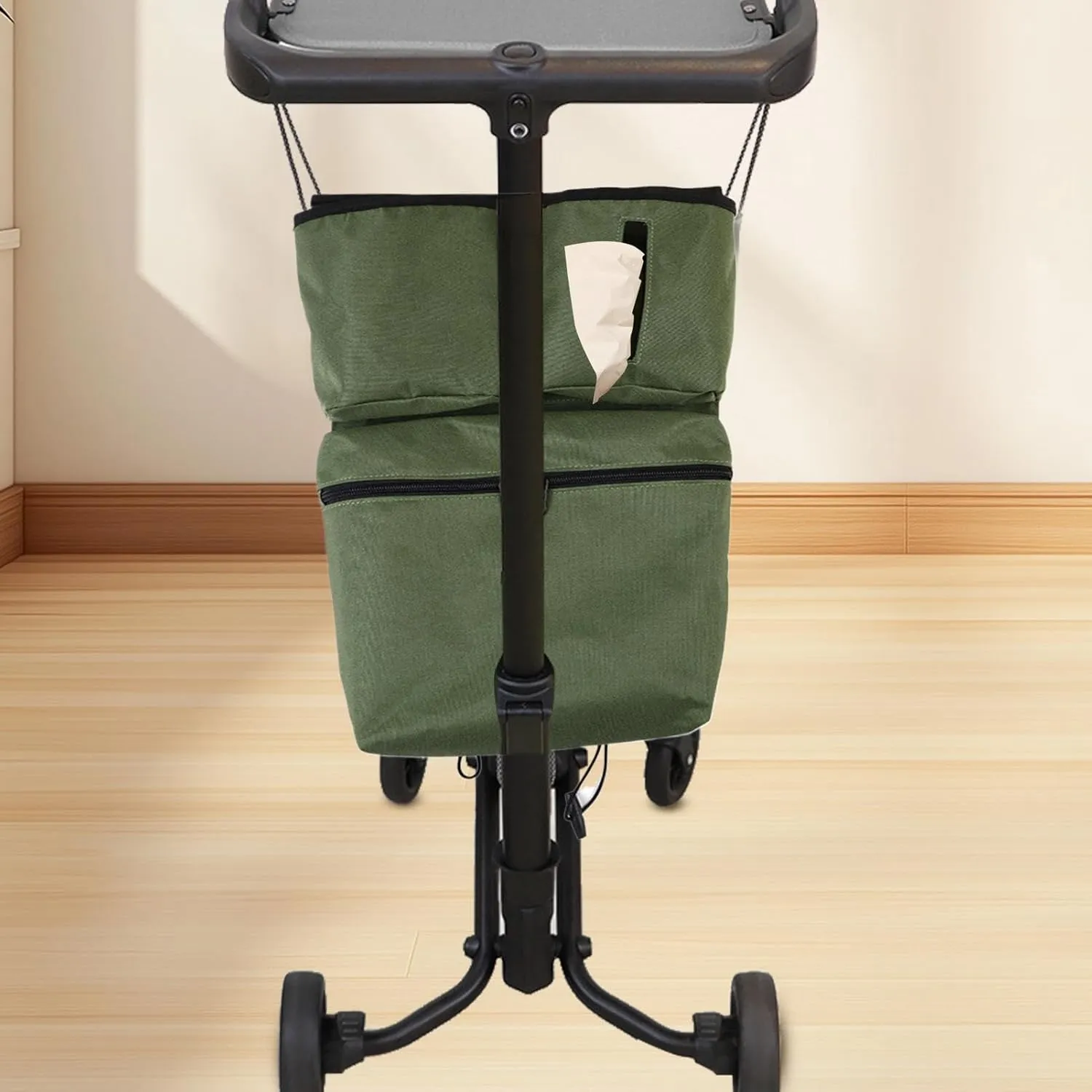 Stroller Organizer,Portable Baby Stroller Storage Bag - Multifunctional Travel Stroller Accessories, Stroller Storage Attachment for Outdoor, Army Green, Refer to description, Unisex