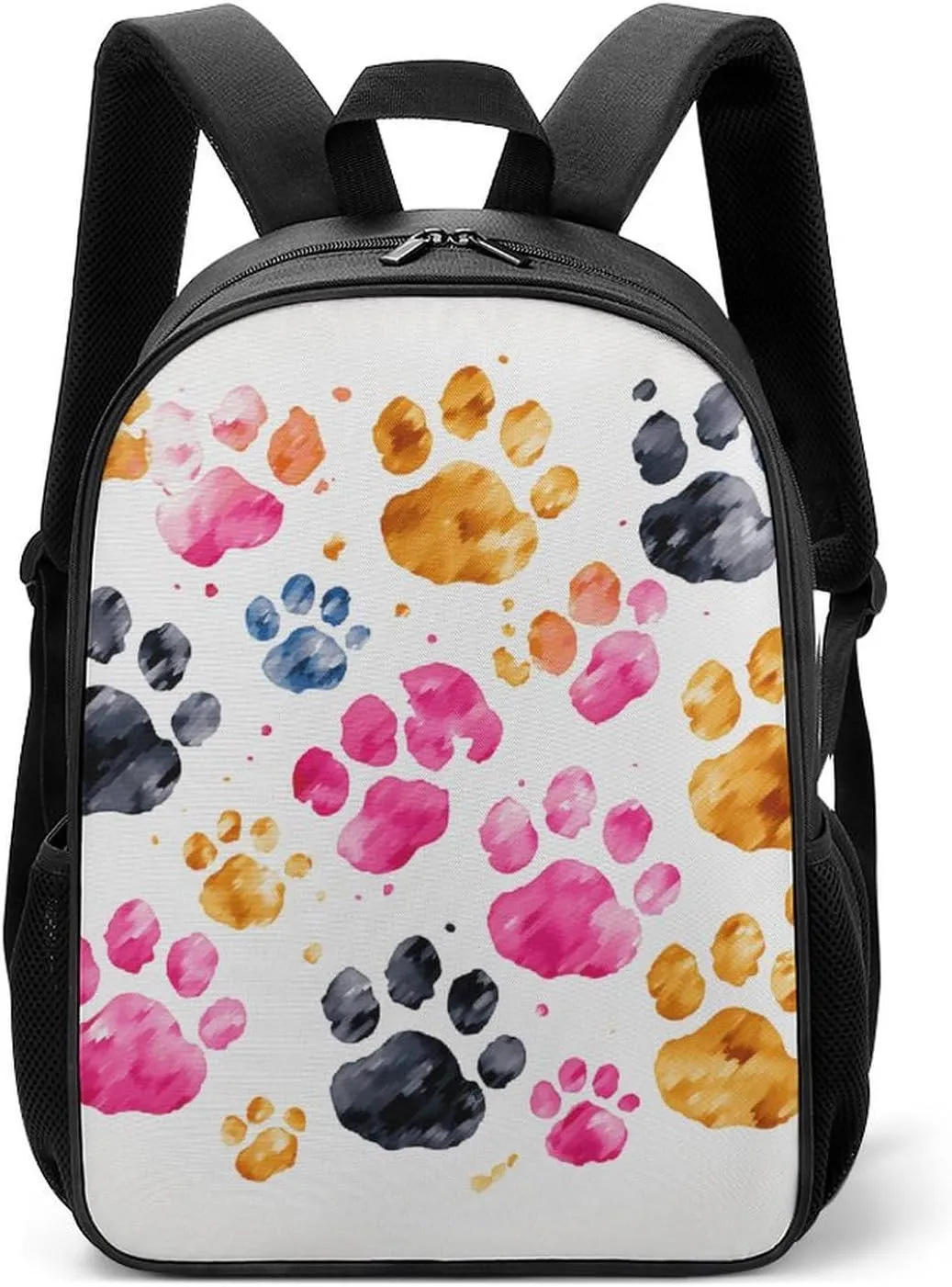 Stylish Backpack, Colorful Dog Paws Print Durable Backpack Travel Backpack Hiking Backpack Ergonomic Backpack Comfortable Backpack, Style