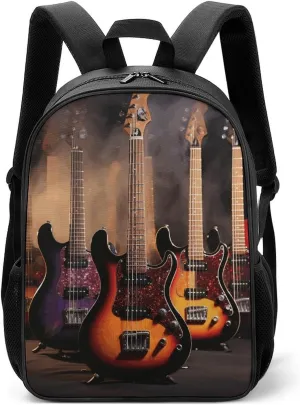 Stylish Backpack, Cool Electric Guitar Print Durable Backpack Travel Backpack Hiking Backpack Ergonomic Backpack Comfortable Backpack