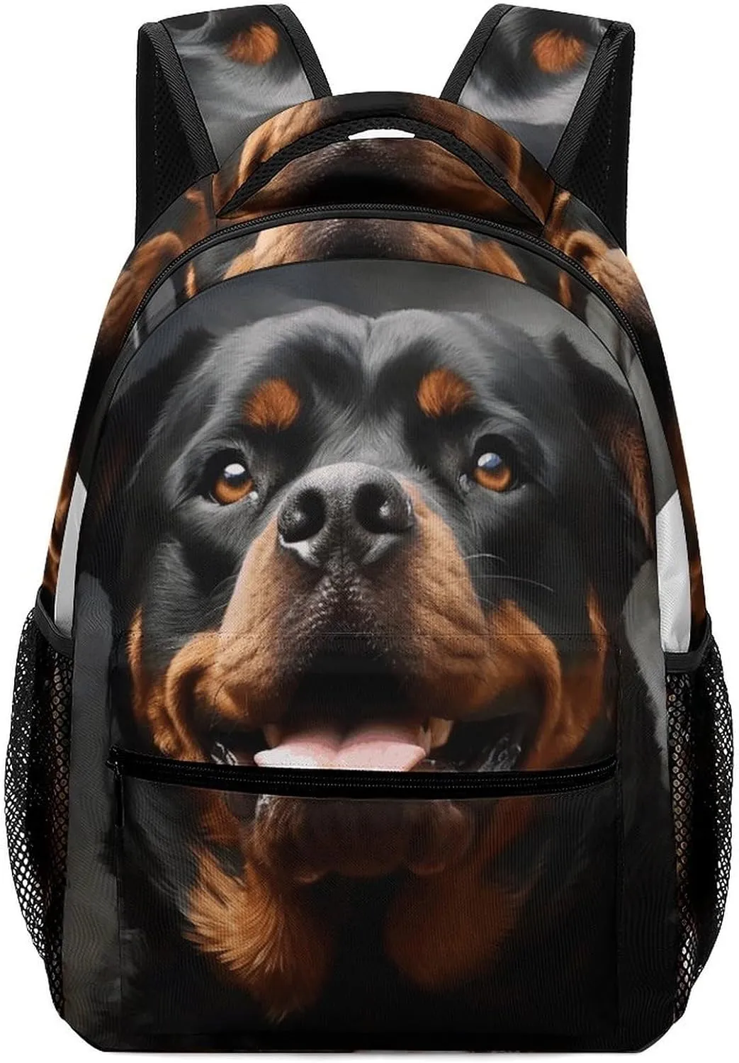 Stylish Backpack, Cool Rottweiler Dog Art Print Durable Backpack Travel Backpack Hiking Backpack Ergonomic Backpack Comfortable Backpack