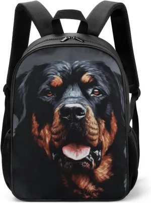 Stylish Backpack, Cool Rottweiler Dog Art Print Durable Backpack Travel Backpack Hiking Backpack Ergonomic Backpack Comfortable Backpack